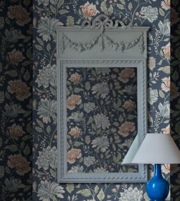 Annabelle Wallpaper by Sandberg Classic Blue