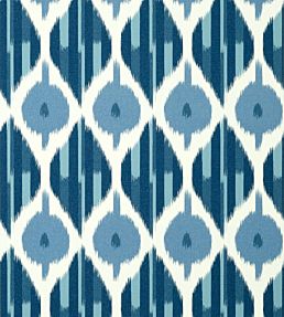 Kimono Wallpaper by Anna French Navy