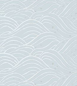 Waves Wallpaper by Anna French Spa Blue