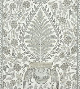 Palampore Fabric by Anna French Grey