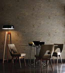 Anthology Peninsula Palm Wallpaper by Harlequin Truffle