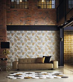 Anthology Ellipse Wallpaper by Harlequin Jute/Clay