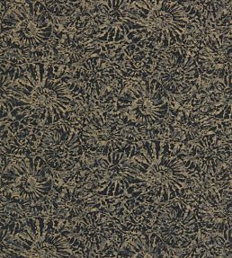 Anthology Ammonite Wallpaper by Harlequin Charcoal/Brass