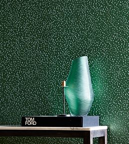 Anthology Foxy Wallpaper by Harlequin Emerald