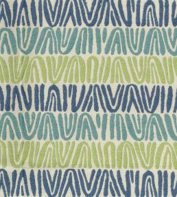 Appledore Fabric by Nina Campbell Green/Turquoise