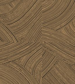 Arado Wallpaper by Arte Warm Gold