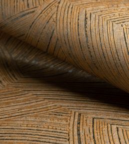 Arado Wallpaper by Arte Warm Gold