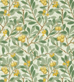 Arbutus Wallpaper by Morris & Co Sage/Lemon