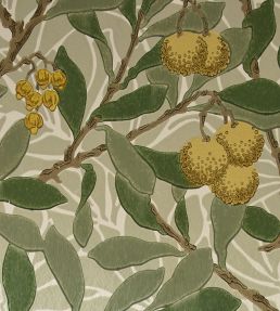 Arbutus Wallpaper by Morris & Co Sage/Lemon