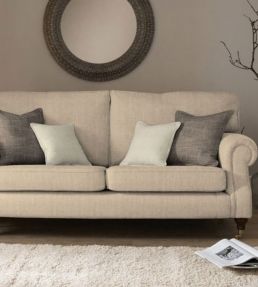 Arran Fabric by Ian Mankin Brown
