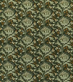 Artichoke Velvet Fabric by Morris & Co Tump