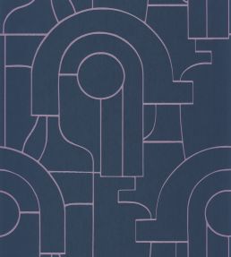 Arty Wallpaper by Casadeco Violet