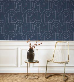 Arty Wallpaper by Casadeco Violet
