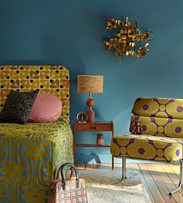 Bark Texture Fabric by Orla Kiely Bubblegum