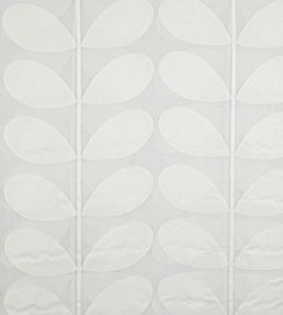 Sheer Giant Stem Fabric by Orla Kiely White