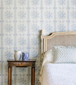 Asiatic Pheasant Wallpaper by Barneby Gates China Blue