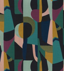 Assemblage Wallpaper by Casamance Noir/Multico