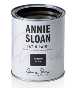Athenian Black Satin Paint by Annie Sloan Athenian Black