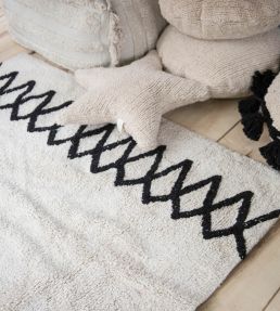 Atlas Rug by Lorena Canals Natural-Black