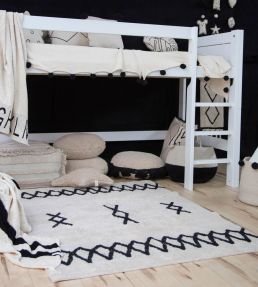 Atlas Rug by Lorena Canals Natural-Black