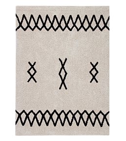 Atlas Rug by Lorena Canals Natural-Black