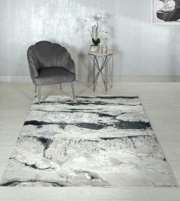 Asiatic Aurora Quartz rug Charcoal AU05-80150 Charcoal