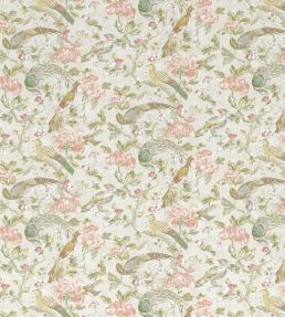 Aviary Fabric by Madeaux 02 Moss and Clay