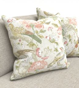 Aviary Fabric by Madeaux 02 Moss and Clay