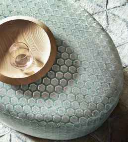 Axel Fabric by Jane Churchill Teal