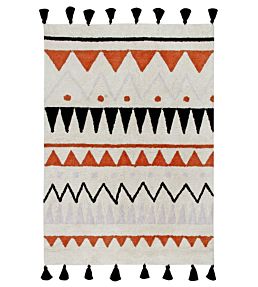 Azteca Rug by Lorena Canals Natural-Terracota
