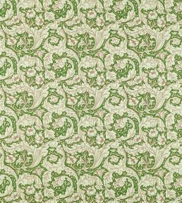 Bachelors Button Fabric by Morris & Co Leaf Green/Sky