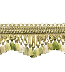 Bagatelle Scalloped Tassel Fringe Trimming by Samuel & Sons Fern