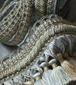 Bagatelle Scalloped Tassel Fringe Trimming by Samuel & Sons Jonquil