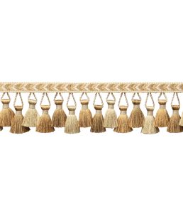 Bagatelle Tassel Fringe Trimming by Samuel & Sons Gilded Gold