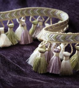 Bagatelle Tassel Fringe Trimming by Samuel & Sons Gilded Gold
