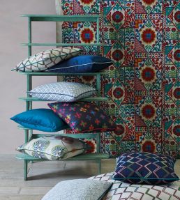 Midnight Garden Fabric by Baker Lifestyle Indigo
