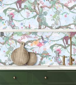 Balancing Act Wallpaper by Brand McKenzie Blue Sky