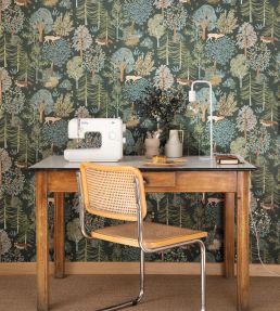 Ballad Wallpaper by Caselio Vert Kaki