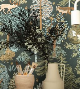 Ballad Wallpaper by Caselio Vert Kaki