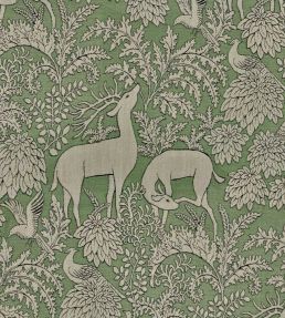 Balmoral Fabric by Warner House Olive