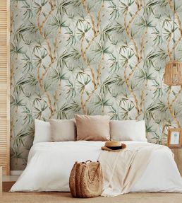 Bamboo Wallpaper by Avalana Pale Jade