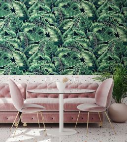 Banana Leaves Max Wallpaper by Brand McKenzie Leaf Green