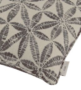 Bandhani Cushion 43 x 43cm by The Pure Edit Charcoal