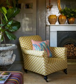 Bargello Fabric by Madeaux 05 Yellow