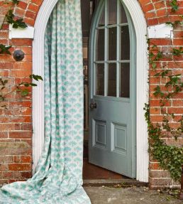 Peacock Fabric by Barneby Gates Teal