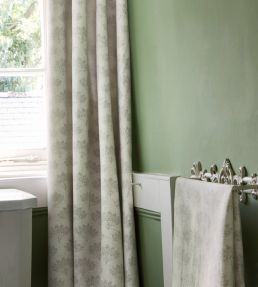 Peacock Fabric by Barneby Gates Grey