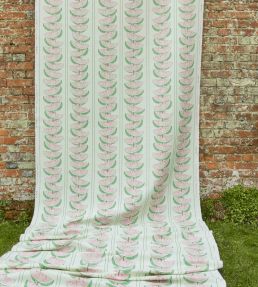 Watermelon Fabric by Barneby Gates Pink/Green