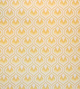 Ikat Heart Wallpaper by Barneby Gates Mustard