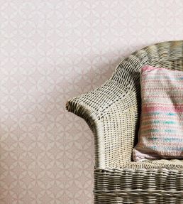 Star Tile Wallpaper by Barneby Gates Pink