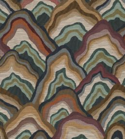 Baru Fabric by Casamance Celadon/Pourpre